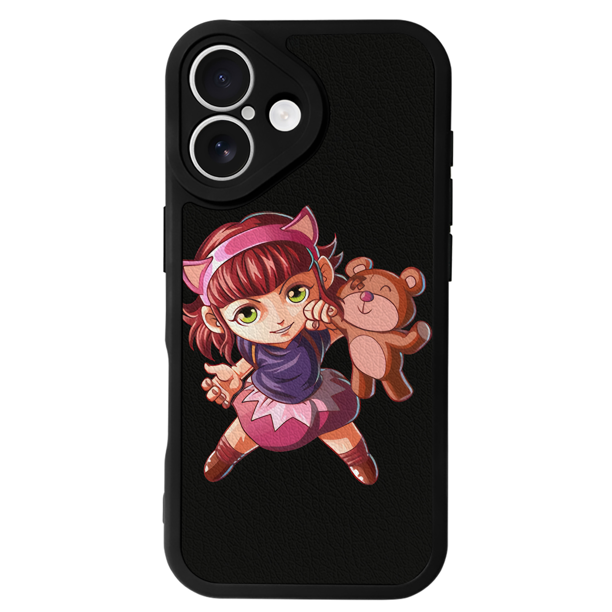 リーグ・オブ・レジェンド League of Legends LOL 【iPhone 16シリーズ対応】シリコンスマホケース（レザー調） 材質：シリコン